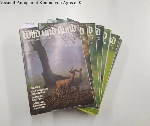 Verlag Paul Parey: Wild und Hund : 86. Jahrgang 1983 - 1984 : Heft 1-26 : Komplett : (altersgemäß sehr gut). 