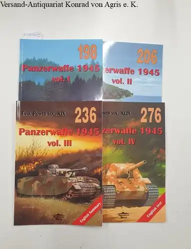 Kolomyjec, Maksym und Ilja Moszczanskij: Panzerwaffe 1945 : Vol. I-IV : 4 Hefte : with English Text 
 Text in Polnisch und Englisch. 