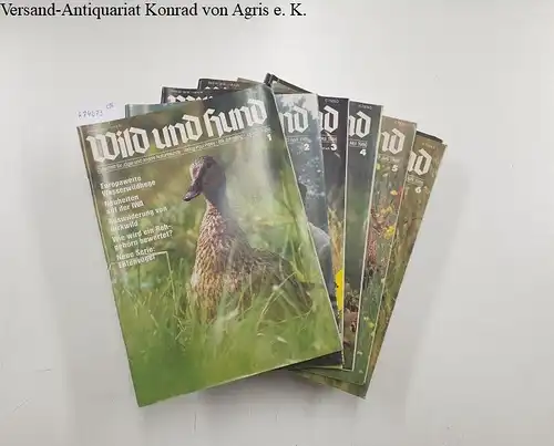 Verlag Paul Parey: Wild und Hund : 89. Jahrgang 1986/87 : Heft 1-26 : Komplett. 