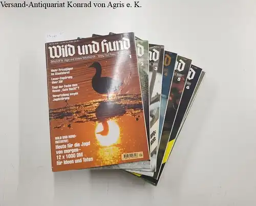 Verlag Paul Parey: Wild und Hund : 98. Jahrgang 1995 : Heft 1-20 und 22-24. 