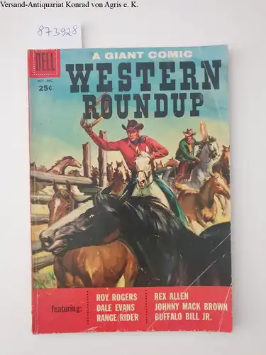 Dell Comics: A Giant Comic Western Roundup : No. 20 Oct.-Dec.1957. 