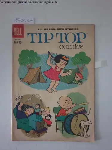 Dell Comics: Tip Top Comics : No. 218 Aug.-Oct. 1959 : Charles M. Schultz Peanuts-Cover. 