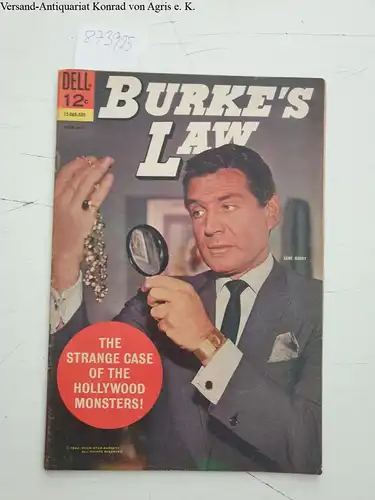 Dell Comics: Burke´s Law  No.3: The strange Case of the Hollywood Monsters !, March- May 1965. 