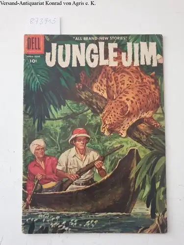 Dell Comics: Jungle Jim, April-June 1956. 