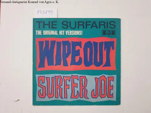 für Dot Records HT 300018 D : Cover in EX Condition, Wipe Out / Surfer Joe : 7-inch Cover