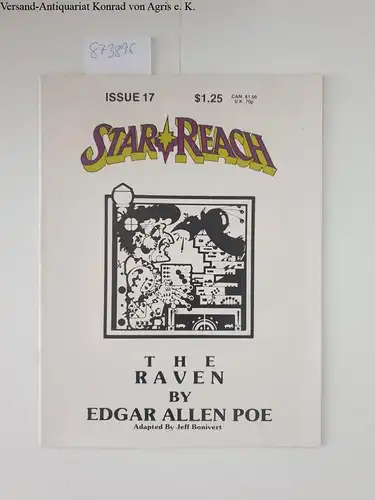 Star Reach Publications: Star Reach No.17, July 1979, The Raven by Edgar Allen Poe, adapted by Jeff Bonivert. 