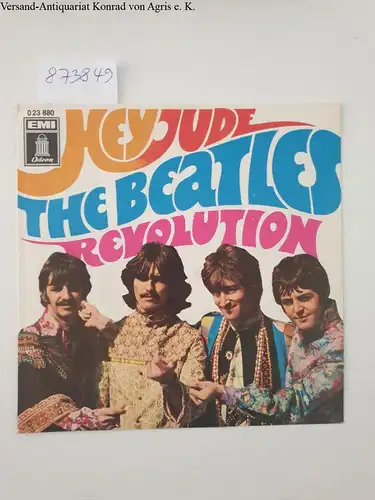 für EMI Odeon 0 23 880 : Cover in NM Condition, Hey Jude / Revolution : 7-inch Cover
