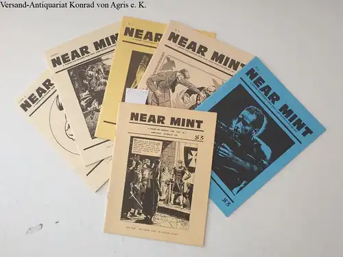 Dellinges, Al: Near Mint: A fanzine for students fans pros, comic books, old movies, art, Konvolut No. 2-4,6,9-10. 