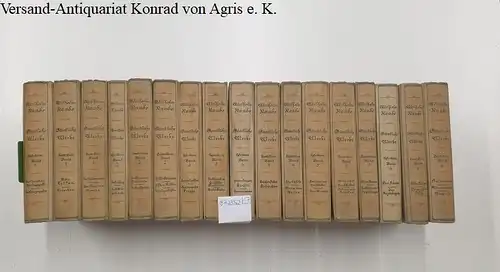 Raabe, Wilhelm: Sämtliche Werke : 1.-3. Serie : 17 von 18 Bänden. 