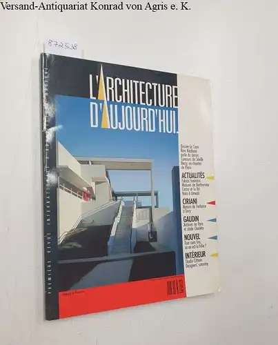 Bloc, André (Begründer): L'Architecture D'Aujourd'Hui : No. 269 : Juin 90 
 Ciriani: Maison de l'enfance à Torcy : Gaudin: Archives de Paris : Intérieur: Studio Citterio. 