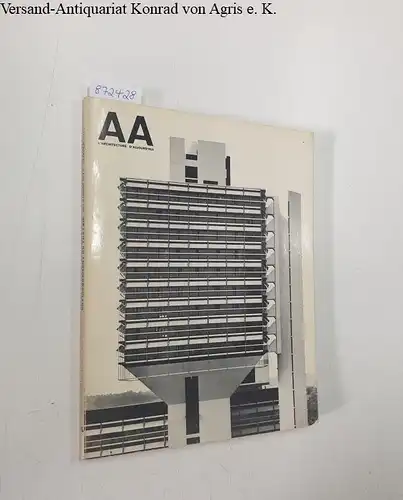 Bloc, André (Begründer): AA : L'Architecture D'Aujourd'Hui : No. 165 : Decembre 1972 - Janvier 1973 
 Environnement Du Travail. 
