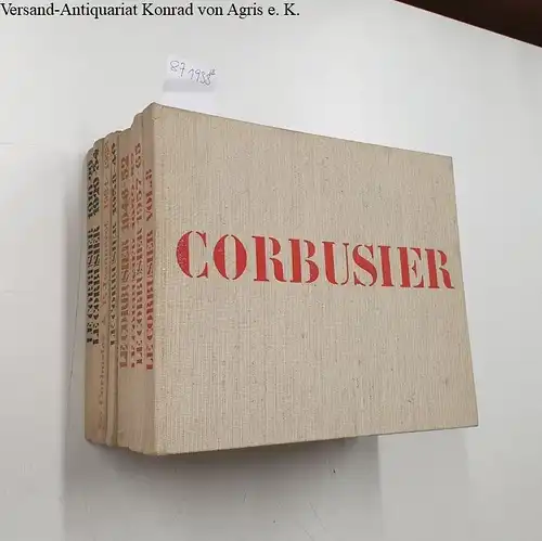 Le Corbusier und Pierre Jeanneret: oeuvre complète 1910 - 1970. 8 Bände/8 volumes (komplett/complète)
 Publièe par W. Boesiger/ Max Bill. 