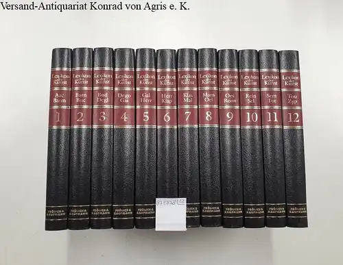 Stadler, Wolf: Lexikon der Kunst : 12 Bände : Komplett : Halbleder Sonderausgabe : Limitiert Nr. 46/700. 