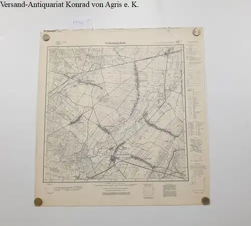 Preußische Landesaufnahme (Hg.): 11 Meßtischblätter der Preußischen Landesaufnahme - Provinzen Westpreußen und Posen. 