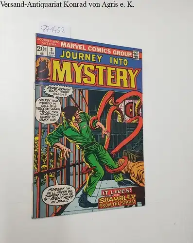 Marvel Comic Group: Journey into Mystery, Vol.1, No.3 February 1973 issue. 