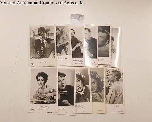 Flynn, Errol und und Andere: Konvolut aus 12 Postkarten. 