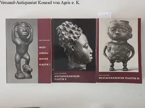 Krieger, Kurt: Westafrikanische Plastik I ,II, III. - 3 Bände (komplett)
 ( Veröffentlichungen des Museums für Völkerkunde Berlin. Neue Folge 7. Abteilung Afrika II ). 