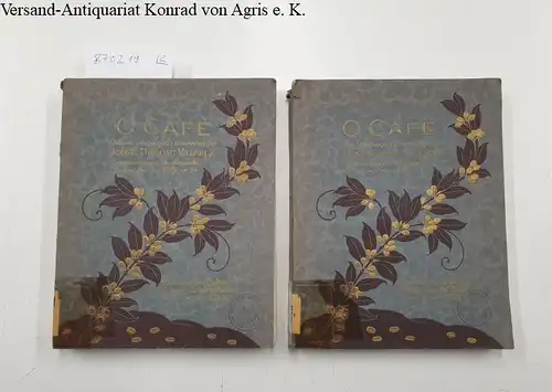 Dumont Villares, Jorge: O Café - O Cafe Sua Produccao e Exportacao / O Cafe Cultura, Produccao e Commercio (2 Bände). 