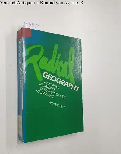 Peet, Richard: Radical Geography. 