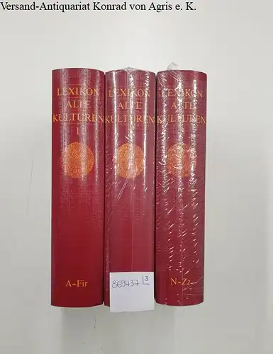 Brunner, Hellmut (Hrsg.), Klaus Flessel (Hrsg.) und Friedrich Hiller (Hrsg.): Lexikon alte Kulturen: 3 Bände (komplett). 