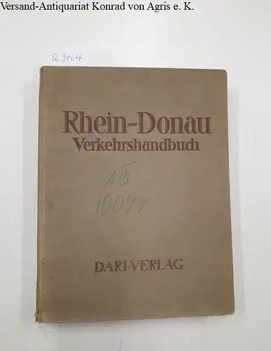 Luebeck, J. (Hrsg.): Rhein-Donau Verkehrsbuch
 Ein verkehrswirtschaftliches und wasserbautechnisches Handbuch über den Ausbau der Rhein-Donau-Wasserstrasse von der Nordsee bis zum schwarzen Meer. 