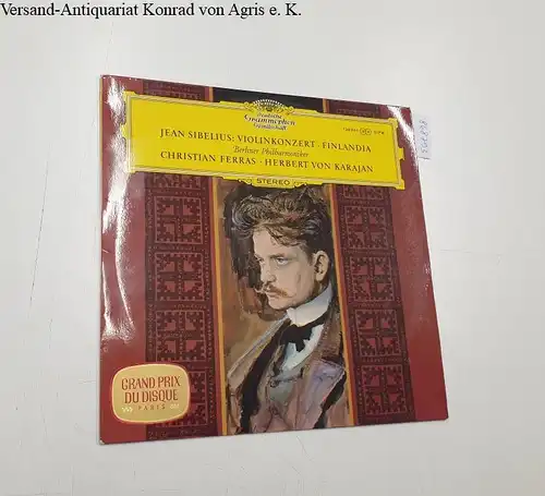 Deutsche Grammophon SLPM 138 961 : NM / NM, Violinkonzert : Finlandia : Christian Ferras : Berliner Philharmoniker : Herbert von Karajan