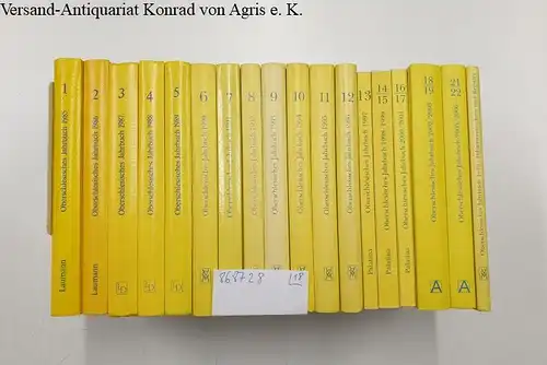 Abmeier, Hans-Ludwig (Hrsg.), Peter (Hrsg.) Chmiel Waldemar (Hrsg.) Zylla u. a: Oberschlesisches Jahrbuch. Band 1-22 in 17 Büchern (1985-2006) + Inhaltsverzeichnis und Register (1985-1994). 