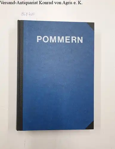 Pommerscher Zentralverband (Hrsg.): Pommern : XIII.Jahrgang 1975 - XVI. Jahrgang 1978 : 4 Jahrgänge in einem Band 
 Kunst - Geschichte - Volkstum. 