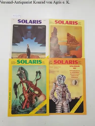 Bingenheimer: Solaris: Magazin: Science Fiction & Fantasy: Konvolut von 4 Heften der Jahre 1982/83. 