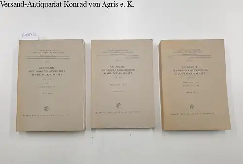 Schulte, Aloys (Hrsg.): Geschichte der Grossen Ravensburger Handelsgesellschaft 1380-1530 : 1.-3. Band. 