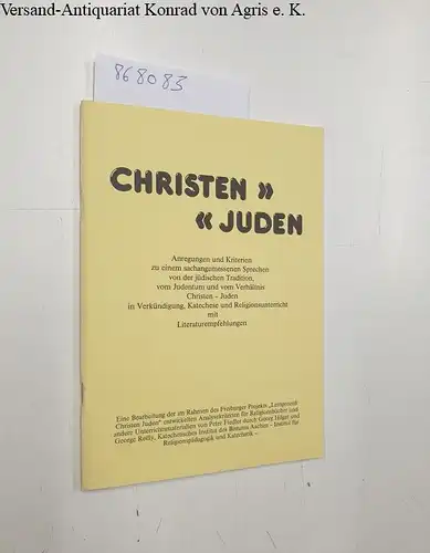 Generalvikariat Aachen: Christen - Juden. 