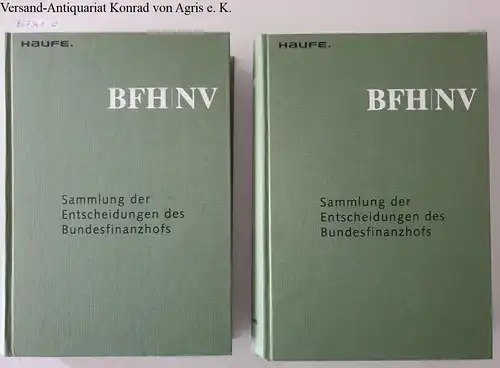 Geiß (Red.), Wolfgang, Gerhard Geckle (Red.) und Barbara Weber (Red.): Sammlung der Entscheidungen des Bundesfinanzhofes [=BFH NV] Jahrgang 2010. 