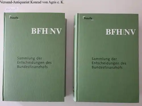 Geiß (Red.), Wolfgang, Gerhard Geckle (Red.) und Barbara Weber (Red.): Sammlung der Entscheidungen des Bundesfinanzhofes [=BFH NV] Jahrgang 2008. 