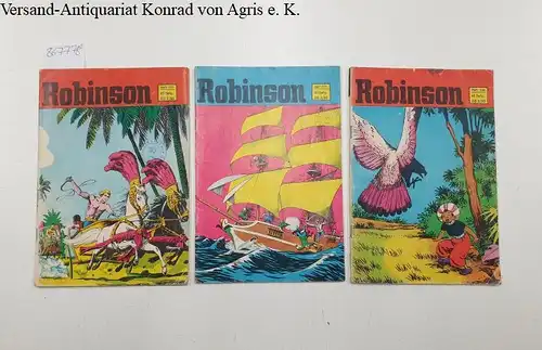 W. Gerstmayer Verlag: Robinson Nr. 203-205, Konvolut von 3 Heften. 
