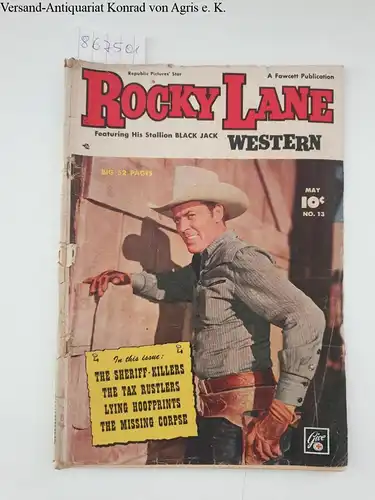 Fawcett Publication: Rocky Lane Western No. 13. 
