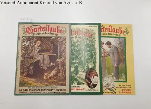 Deutschen Literatur-Verlag: Die neue Gartenlaube, Illustriertes Familienblatt, Konvolut von 1983, Nr. 4+8+ Sonderausgabe.). 