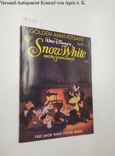 Walt Disney: Golden Anniversary SnowWhite an the Seven Dwarfs, Fall 1987. 