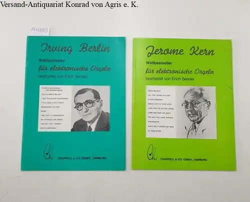 bearbeitet von Erich Sendel, Irving Berlin Weltbestseller für elektronische Orgeln