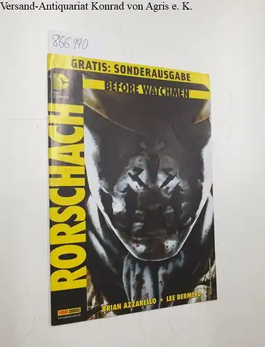 DC Comics, Panini comics: Rorschach DC Comis  Before Watchmen, gratis : Sonderausgabe Brian Azzarello, Lee Bermejo. 