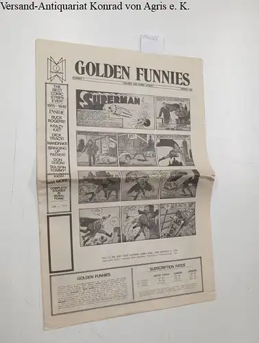 Light, Alan: Golden Funnies Number 1, Golden Age comic strips. 