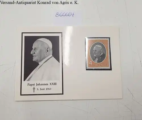 Postkarte zum Todestag von Papst Johannes XXIII. 