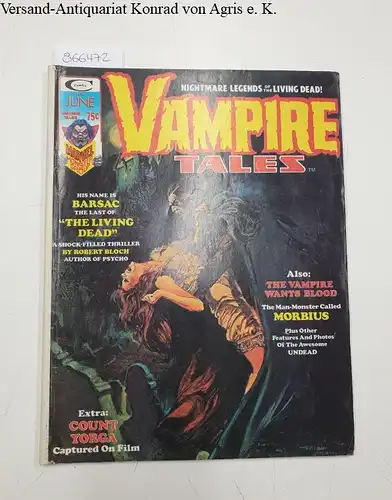 Thomas, Roy: Vampire Tales: June 1974. 