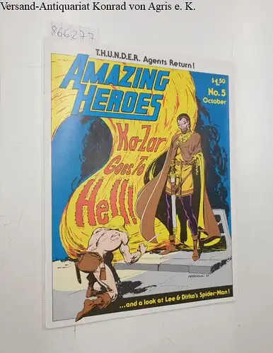 Zam Inc. (Hrsg.): Amazing Heroes : No. 5 October 1981. 