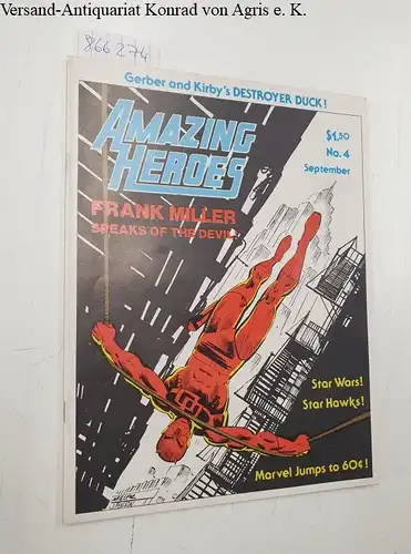 Zam Inc. (Hrsg.): Amazing Heroes : No. 4 September 1981. 