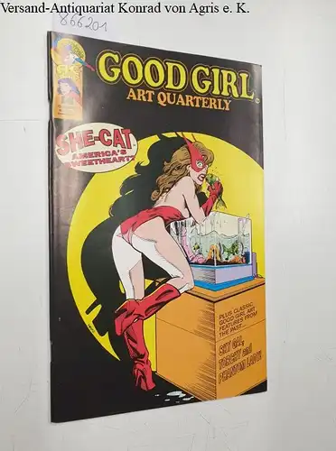 AC comics: Good Girl Art Quarterly No. 14, She-cat. America´s sweetheart ? Winter 1993
 Femforce. 