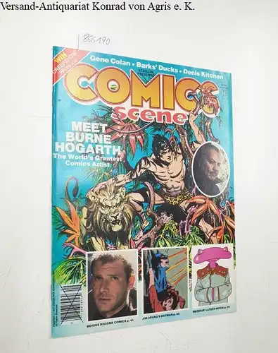 Comics Scene: Comics Scene magazine  No.5 Meet Burne Hogarth - The World´s Greatest Comics Artist. 
