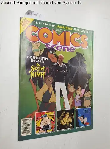 Comics Scene: Comics Scene magazine  No.3, Don Bluth Reveals The Secret of NIMH. 