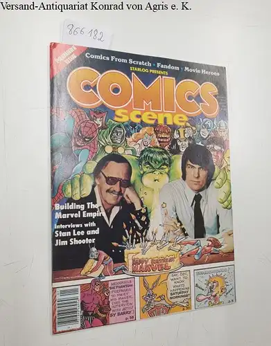 Comics Scene: Comics Scene magazine  No. 1, Premiere Issue, Building the Marvel empire. Interviews with Stan Lee and Jim Shooter. 