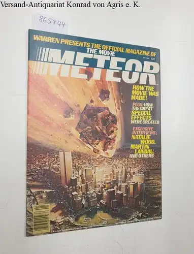 Warren Magazine: Warren Presents The Official Magazine Of The Movie Meteor. 