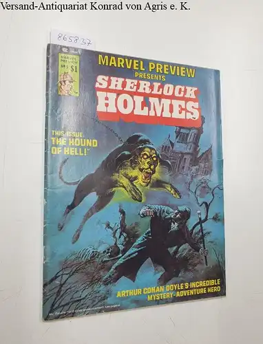 Lee, Stan: Marvel Preview Presents Sherlock Holmes : Vol. 1 No. 5 April 1976. 